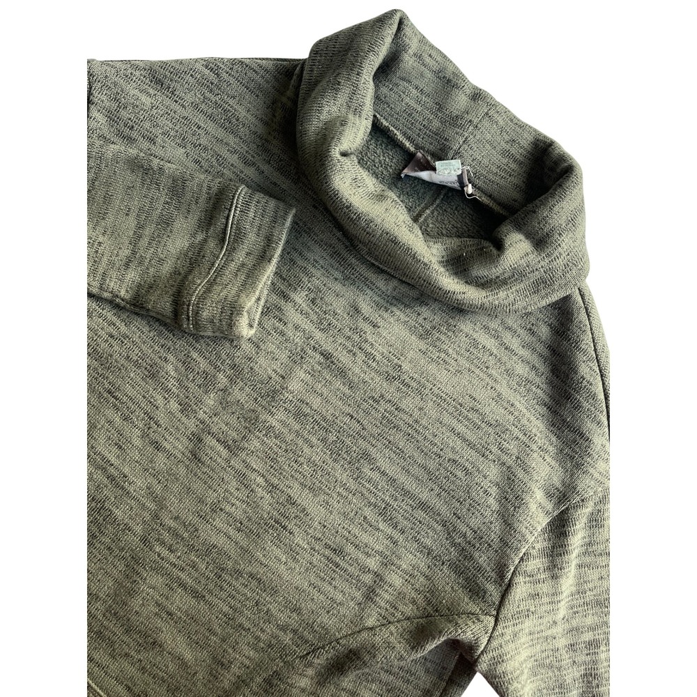 Anthropologie Saturday Sunday Cowl Neck‎ Marled Knit Pullover Sweatshirt S